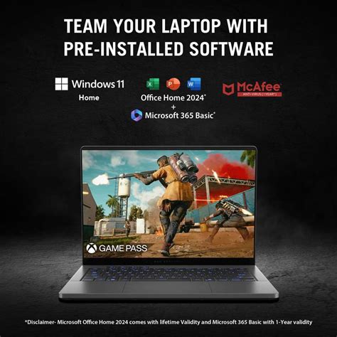 ASUS ROG Zephyrus G14 (2025) with Office 2024 + M365 Basic* AMD Ryzen 9 ...