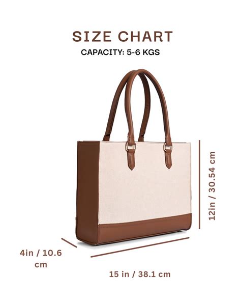 RACHEL TOTE BAG | BROWN AND OFF WHITE | MEDIUM – HUES STUDIO