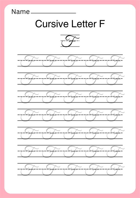 Capital Letters Cursive Writing Worksheets A to Z With PDF