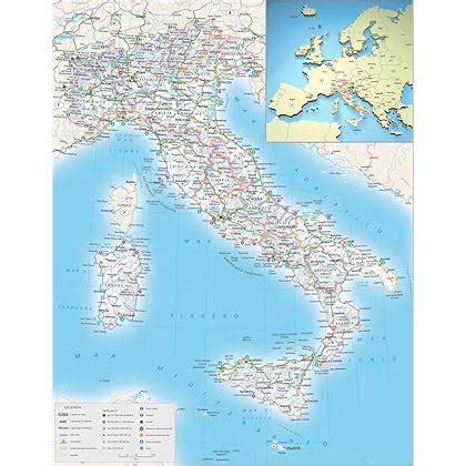 Printable Map Italy 的图像结果