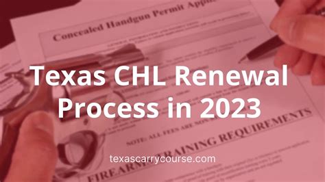 Texas CHL Renewal Process in 2023 - YouTube