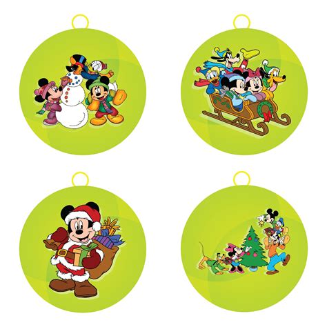 Printable Disney Christmas Ornaments