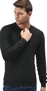BUFFALO Solid V-neck Casual Men Dark Green Sweater - Buy BUFFALO Solid ...