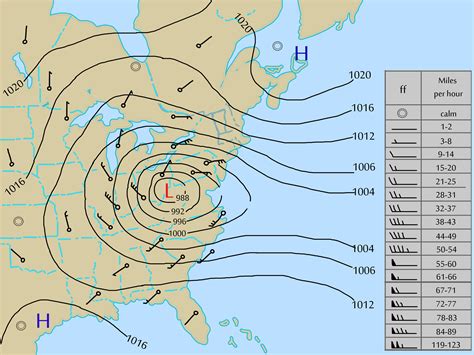Image result for How to Read a Weather Map