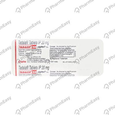 Tadafil 20 Tablet: Uses, Side-effects, Price, Dosage & More Info ...