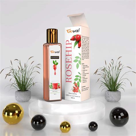 Buy GO WOO 100% PURE ROSEHIP SEED CARRIER OIL DRY SKIN 100 ML Online ...