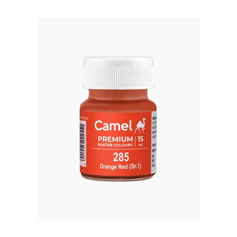 Camel Premium Poster Colours 15 ML - Orange Red