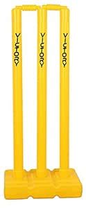 Buy VICTORY Heavy Cricket Stumps Plastic Wickets Set with 3 Stumps + 2 ...