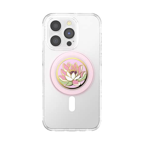 Enamel Water Lily — MagSafe PopGrip | MagSafe PopGrip | PopSockets