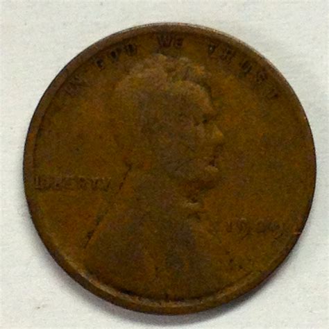 1909 VDB Lincoln Wheat Cent ~ G