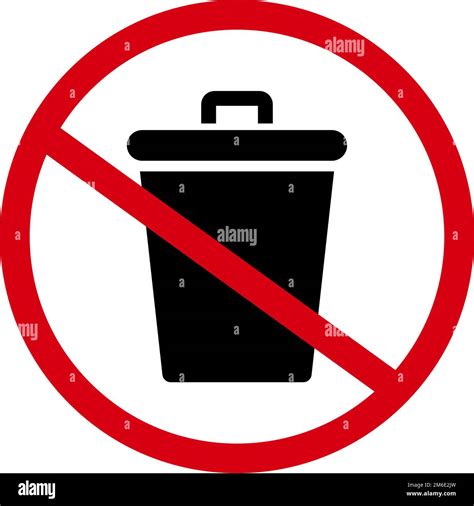 No Trash Symbol