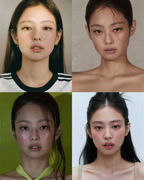 JENNIE FACECARD | Korean eye makeup, Hair styles, Girly girl