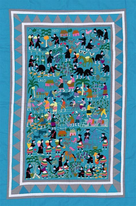 Buy Hmong Pictorial Story Shows Figures, Humans, Animals, s, and ...