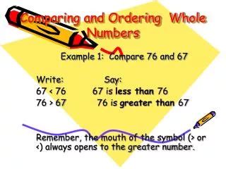Image result for Comparing Wholw Numbers Rule