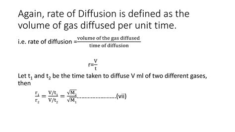 Image result for Diffusion Rate Formula