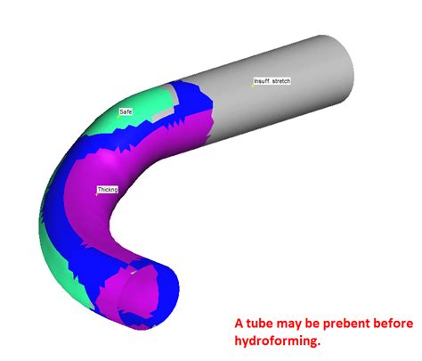 Tube Flow Forming Simulation 的图像结果
