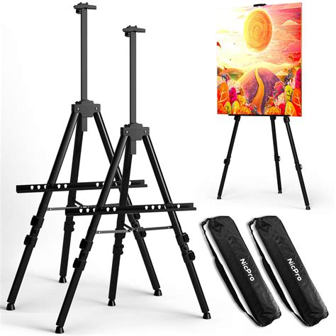 Snapklik.com : Artist Easel Stand For Display 72, Nicpro Heavy Duty ...