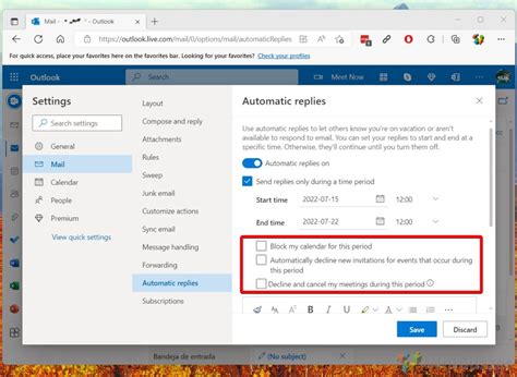 How to Set an Out-of-Office Message in Outlook