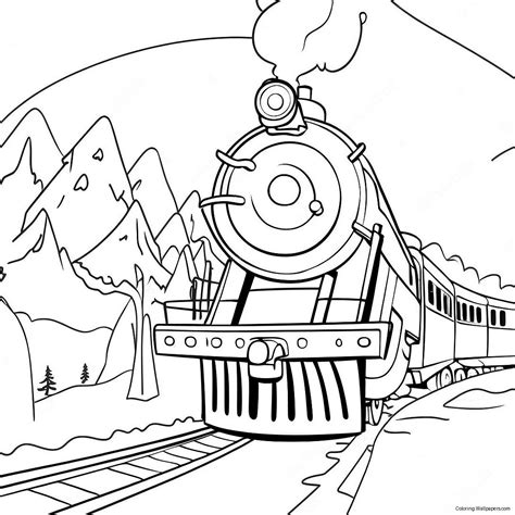 Polar Express Coloring Sheets Pdf