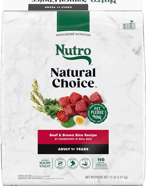 Amazon.com: Nutro Natural Choice Senior Large Breed Dry Dog Food ...