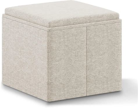 Buy Mjkone Ottoman with Storage,Rectangle Cube Foot Rest Stool with ...