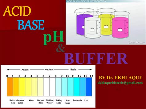 Acid Base pH & Buffer in Biology | PPTX