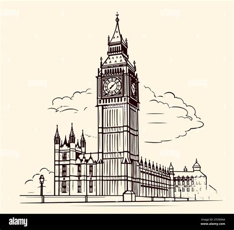Sketch Of Big Ben at Virginia Ertel blog