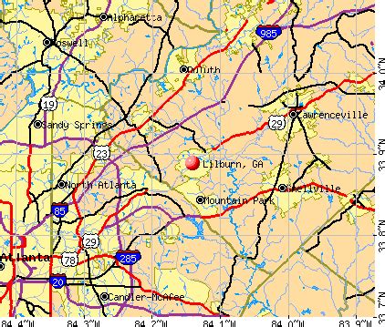 Lilburn, Georgia (GA 30047, 30084) profile: population, maps, real ...