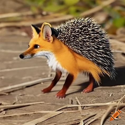 Blue hedgehog, yellow fox with two tails and a red echidna on Craiyon