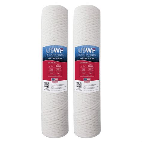US Water Filters 25 Micron 20 Inch x 4.5 Inch | String-Wound ...
