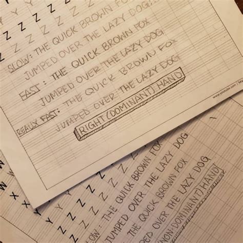 Buy Printable Partial Graph Paper Templates for Handwriting Practices 8 ...