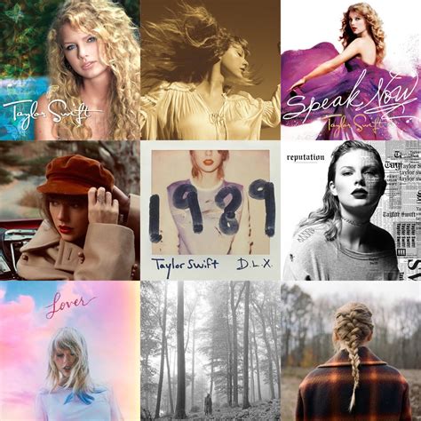 Taylor Swift Album Covers
