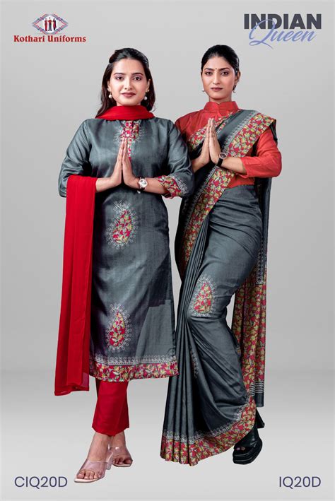 IQ20D - Uniform Saree Salwar Combo | KOTHARI UNIFORMS | Saree and ...