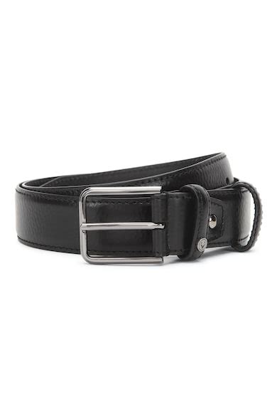 Buy Men Black Textured Casual Belt Online - 705063 | Allen Solly