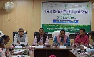 Zonal Review Workshop of KVKs under NICRA-TDC at ICAR-ATARI-II, Jodhpur ...