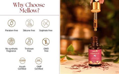 Mellow Ayurvedic Kumkumadi Face Oil/Tailam for Glowing Skin | Extracted ...