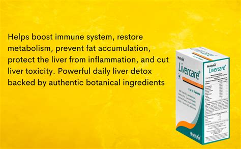 HealthAid Livercare | Liver Detox supplement with Milk Thistle ...