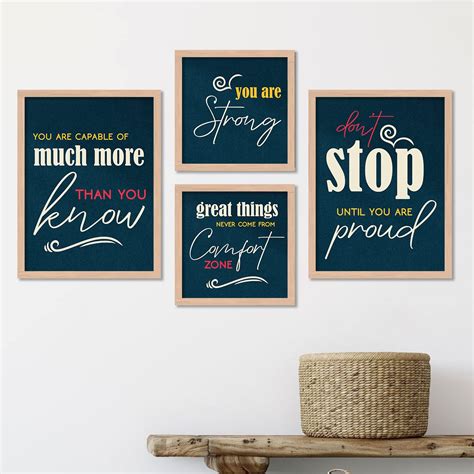 Motivational Quotes Framed Posters – Kotart