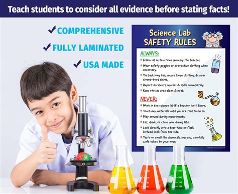 ZOCO - Science Lab Safety Rules Poster (17x22, Australia | Ubuy