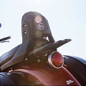 Royal Enfield KXA00206 Black Passenger Backrest Mounts for Super Meteor ...