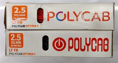 POLYCAB 2.5MM FLAME RETARDENT LEAD FREE 90MTR LENGTH COPPER CABLE ...