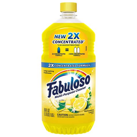 Fabuloso Multi-Purpose Cleaner, 2X Concentrated Formula, Refreshing ...