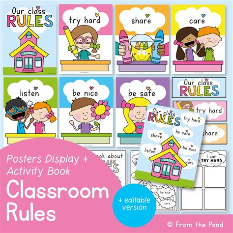 Printable Kindergarten Classroom Rules