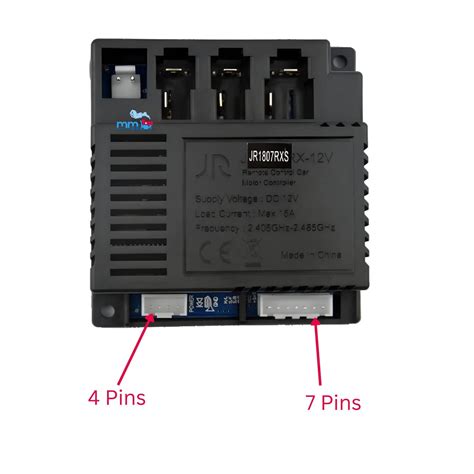MM TOYS JR-1807 RXS 12V Bluetooth Reciever Motor Controller for Kids E ...