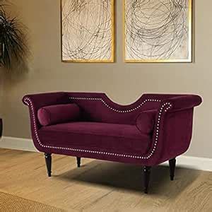 CROWN FURNITURE ART | 2-Seater Velvet Settee Sofa Diwan Couch for Your ...