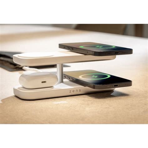 Zens Aluminum Series Quattro Pro 4 Wireless Charger with 65W 4x 15W Qi2 ...