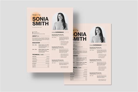 Resume Template [INDD, EPS, AI, PSD] - BrandPacks