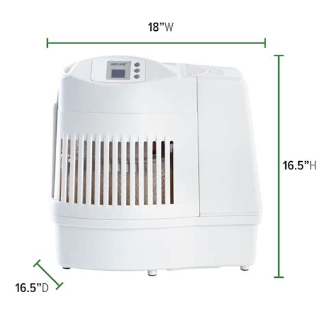 AIRCARE Mini-Console 2.5-Gallons Console Evaporative Humidifier (For ...
