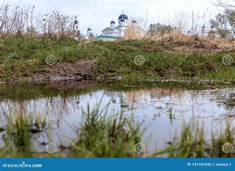 Beautiful View of the Resurrection Cathedral in Arzamas, Nizhny ...
