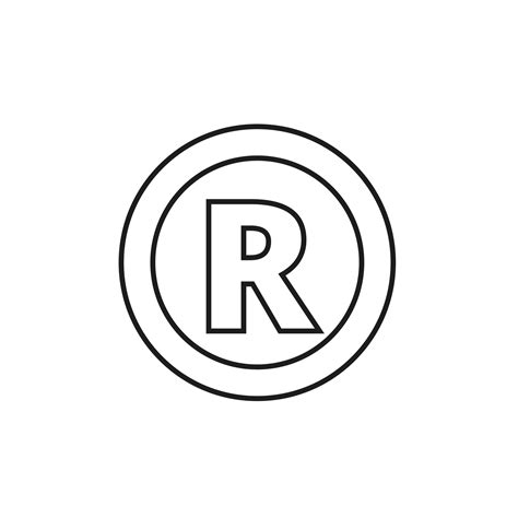 R Symbol trademark on Transparent Background 24700686 PNG